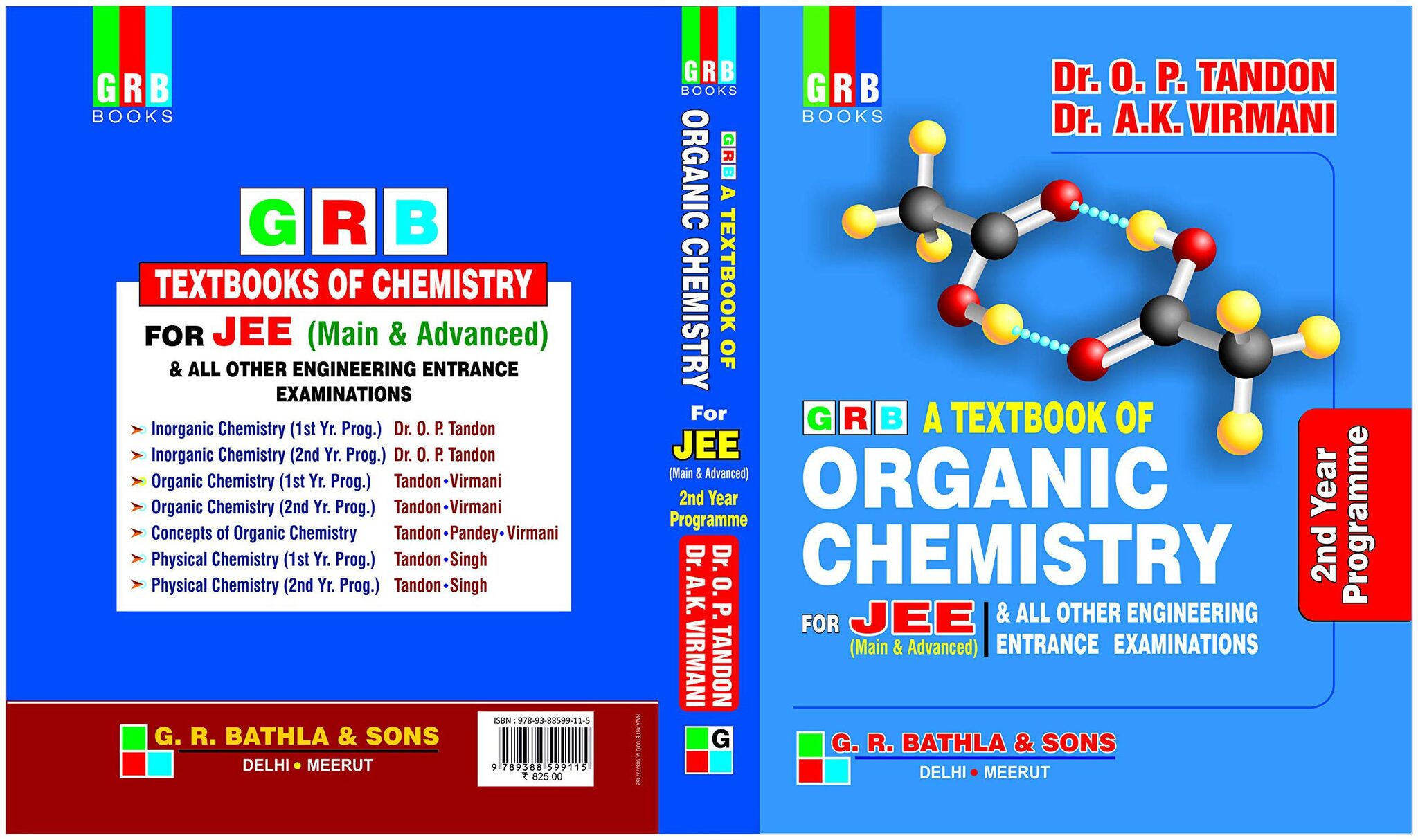 GRB A Textbook of Organic Chemistry for Jee 2nd Year Programme (2019-2020 Examination)
GRB A Textbook of Organic Chemistry for Jee 2nd Year Programme (2019-2020 Examination)