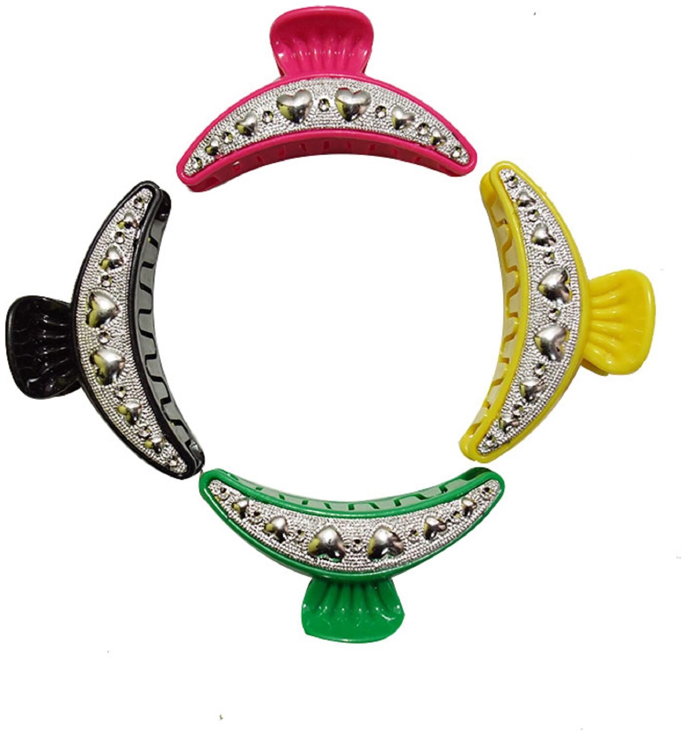 ADR 4 Pics Half Moon style Multi Color Combo Clutchers For Women Girls (Random Design)
ADR 4 Pics Half Moon style Multi Color Combo Clutchers For Women Girls (Random Design)