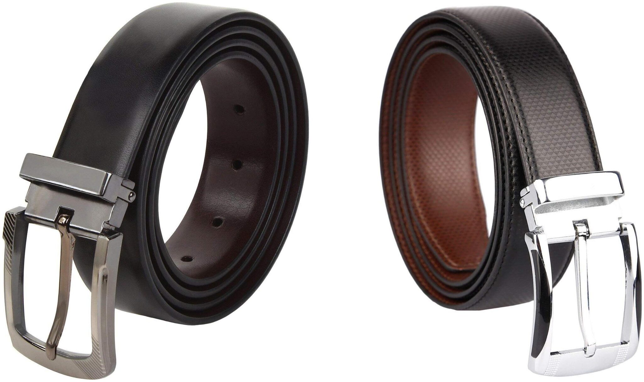 Amicraft Mens Casual Formal Genuine Leather Reversible Belt Pack Of 02 ( Free Size (28-44)cut to fit belt Black Brown)
Amicraft Mens Casual Formal Genuine Leather Reversible Belt Pack Of 02 ( Free Size (28-44)cut to fit belt Black Brown)
