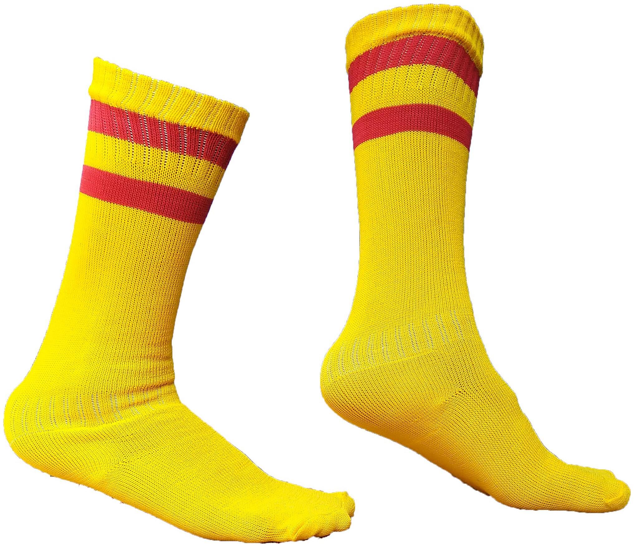 Dream Makers Yellow Sports Football Socks