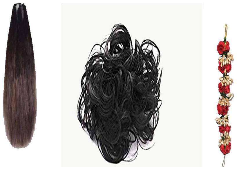 GadinFashion Hair Accessories 01 brown prandi 24 inch 01 red rose gajra and 01 black rubber juda For Women
GadinFashion Hair Accessories 01 brown prandi 24 inch 01 red rose gajra and 01 black rubber juda For Women