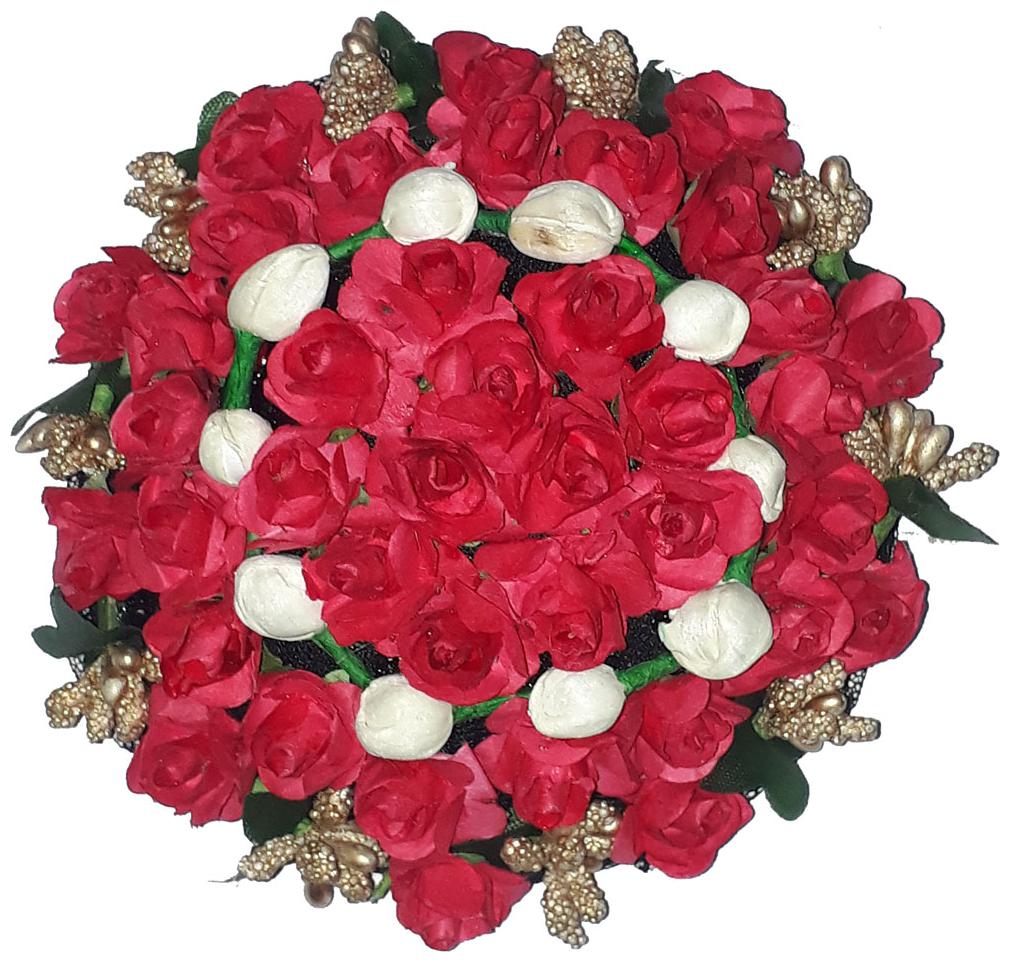 Gadinfashion Hair Full Bun Gajra Flower Artificial Juda Accessories For Women In Multicolor Pack Of 1
Gadinfashion Hair Full Bun Gajra Flower Artificial Juda Accessories For Women In Multicolor Pack Of 1