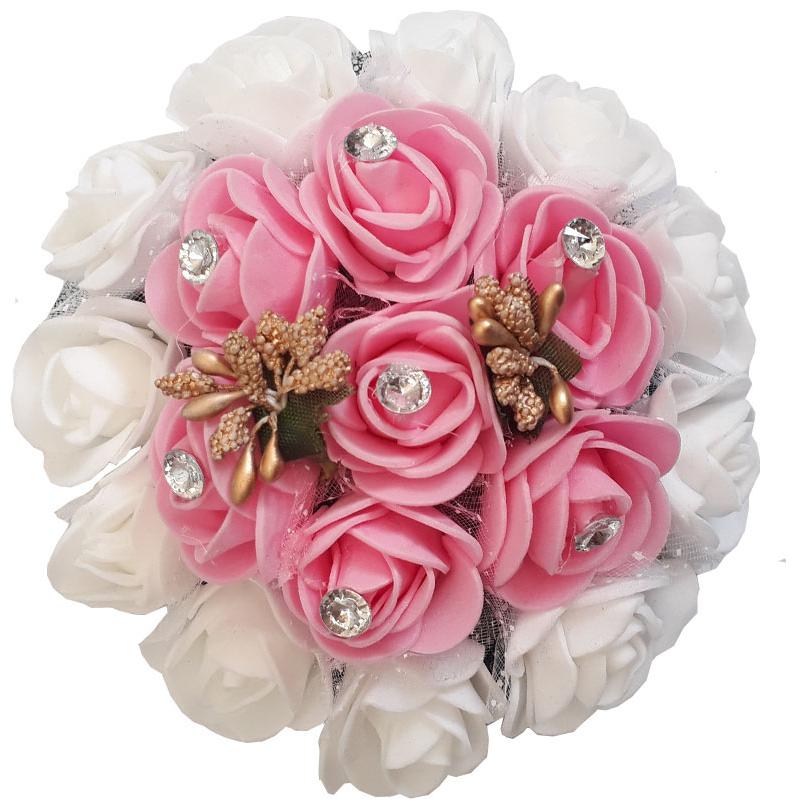 Gadinfashion Stylish Gajra Hair Bun Decoration Full Bun Gajra For Women Pink White Pack Of 1
Gadinfashion Stylish Gajra Hair Bun Decoration Full Bun Gajra For Women Pink White Pack Of 1