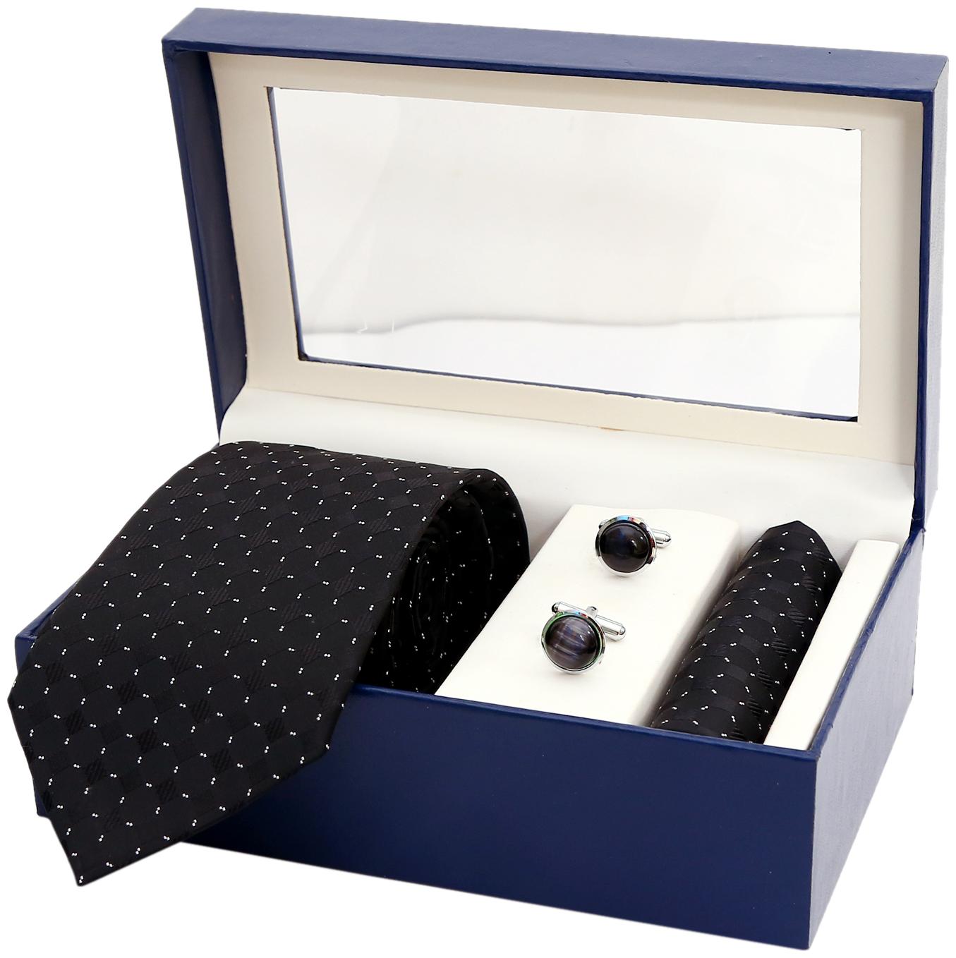 Indie Kingzlay Graphic Design Black Micro Jacquard Tie Pocket square and Cufflink Set for Men (Pack of 3)
Indie Kingzlay Graphic Design Black Micro Jacquard Tie Pocket square and Cufflink Set for Men (Pack of 3)
