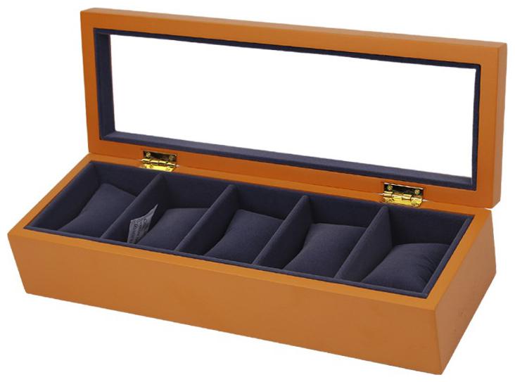 Medetai Luxury Watch Box 5 Slots Watch Case Wooden Lether Top Wristwatch Case Organizer Display Jewelry Store Briefcase (Orange)
Medetai Luxury Watch Box 5 Slots Watch Case Wooden Lether Top Wristwatch Case Organizer Display Jewelry Store Briefcase (Orange)