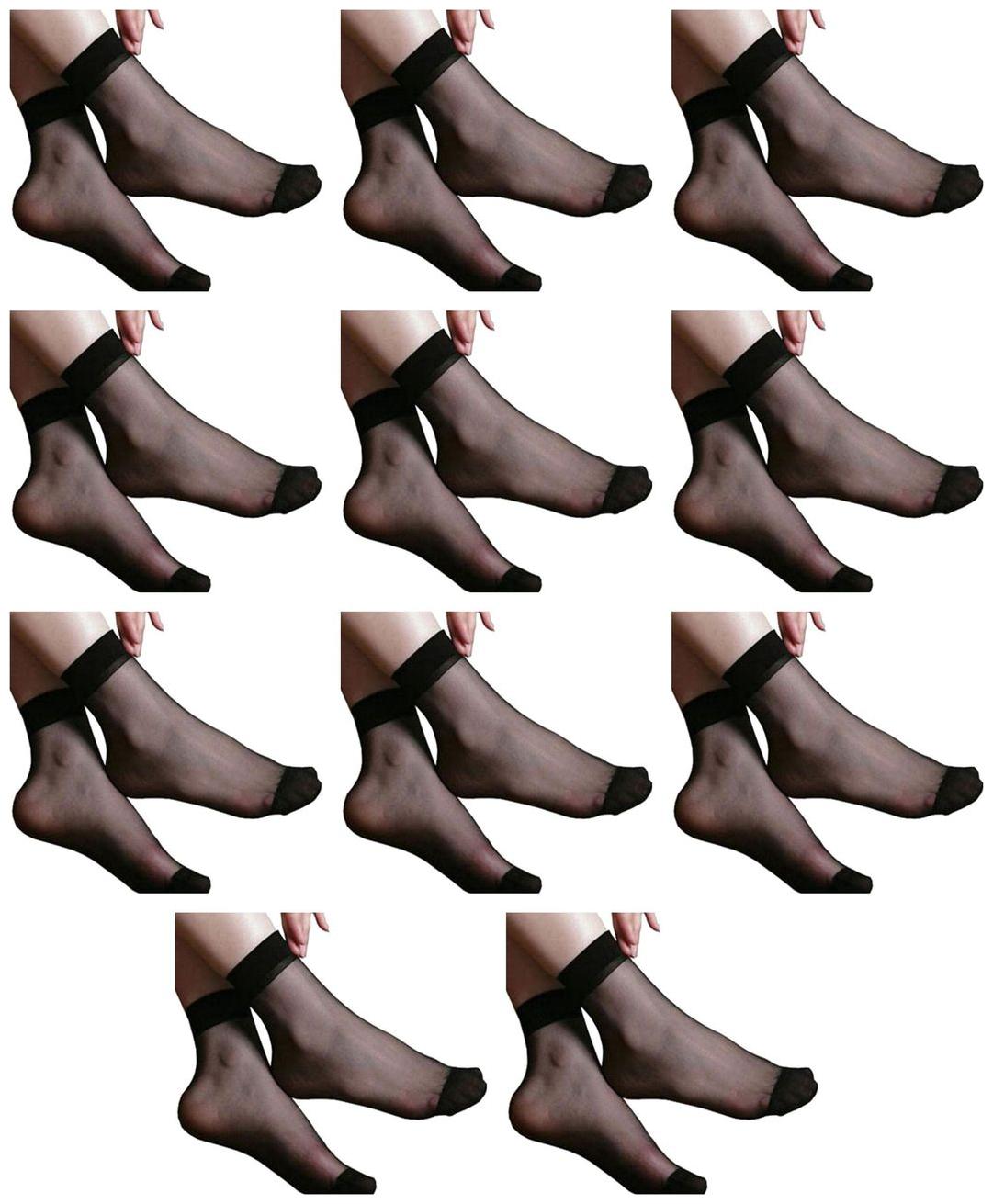 Nawab Ultra-Thin Transparent Sheer black Net Skin Ankle Length No Show Women Girl Socks( 11 PAIR)
Nawab Ultra-Thin Transparent Sheer black Net Skin Ankle Length No Show Women Girl Socks( 11 PAIR)