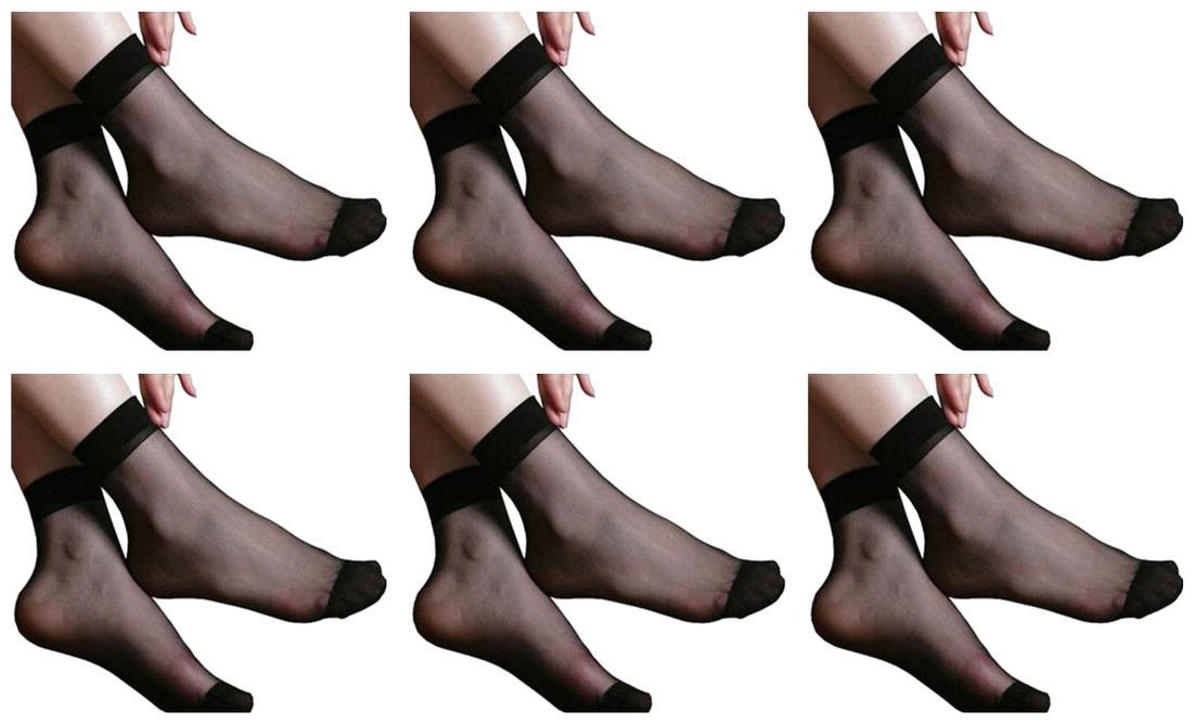 Nawab Ultra-Thin Transparent Sheer black Net Skin Ankle Length No Show Women Girl Socks( 6 PAIR)
Nawab Ultra-Thin Transparent Sheer black Net Skin Ankle Length No Show Women Girl Socks( 6 PAIR)