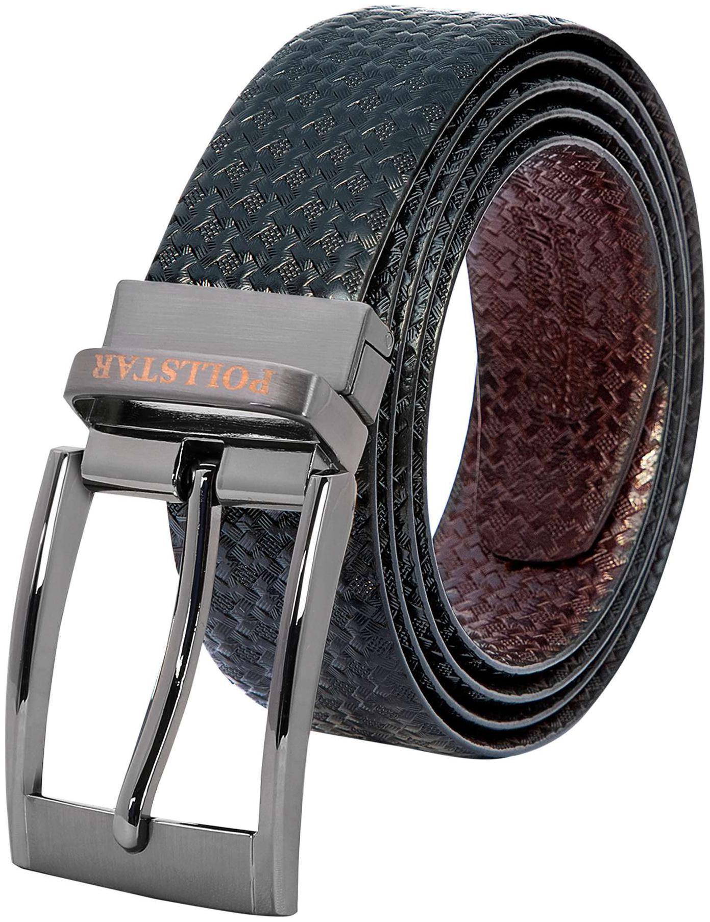POLLSTAR Men s Leather Reversible Belt with Removable Buckle Brown and Black (BT108)
POLLSTAR Men s Leather Reversible Belt with Removable Buckle Brown and Black (BT108)