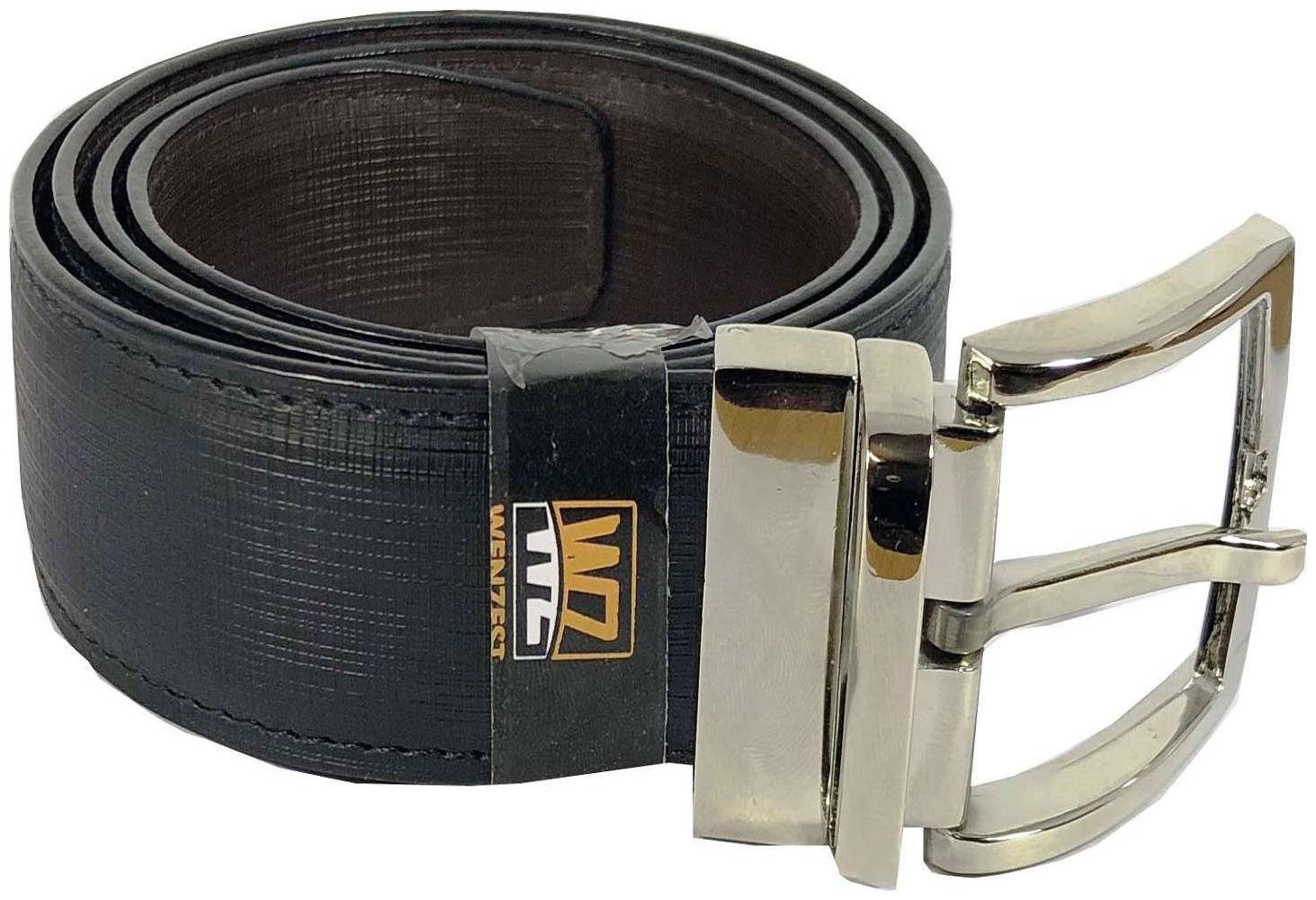 WENZEST Men Black Brown Stitched Belt Reversible Buckle ( Cut to Fit Size 28-44 cm)
WENZEST Men Black Brown Stitched Belt Reversible Buckle ( Cut to Fit Size 28-44 cm)