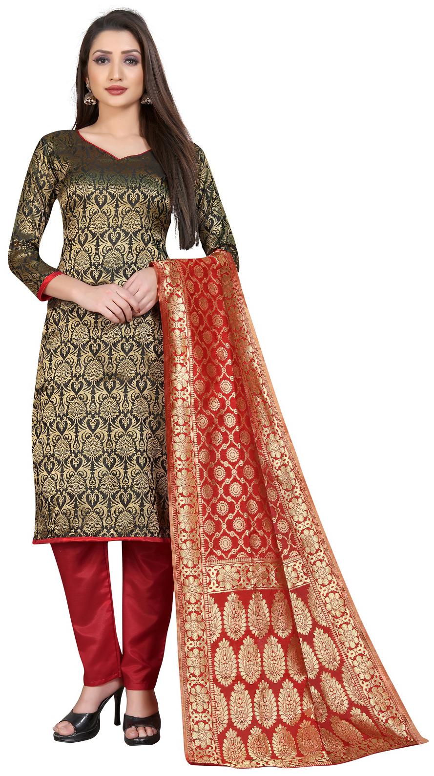 A TO Z CART Black Unstitched Kurta with bottom dupatta With dupatta Dress Material
A TO Z CART Black Unstitched Kurta with bottom dupatta With dupatta Dress Material