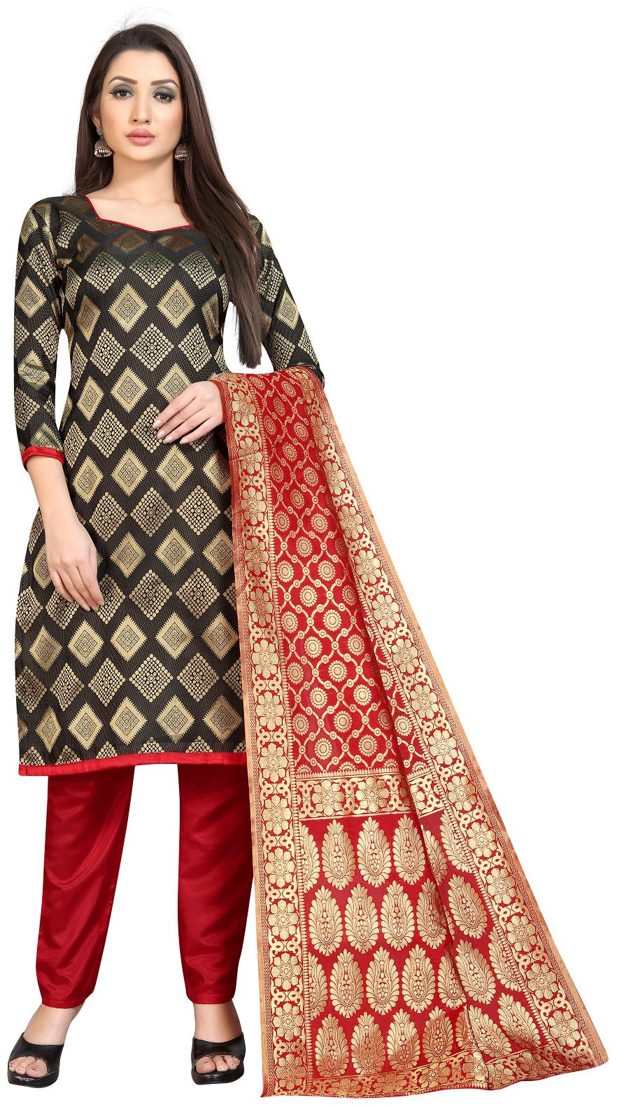 A TO Z CART Black Unstitched Kurta with bottom dupatta With dupatta Dress Material
A TO Z CART Black Unstitched Kurta with bottom dupatta With dupatta Dress Material