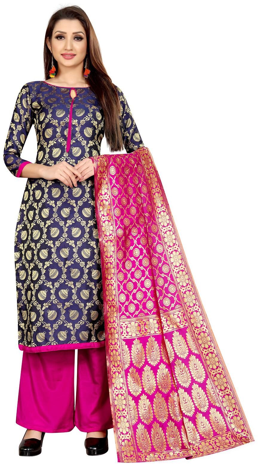 A TO Z CART Navy blue Unstitched Kurta with bottom dupatta With dupatta Dress Material
A TO Z CART Navy blue Unstitched Kurta with bottom dupatta With dupatta Dress Material