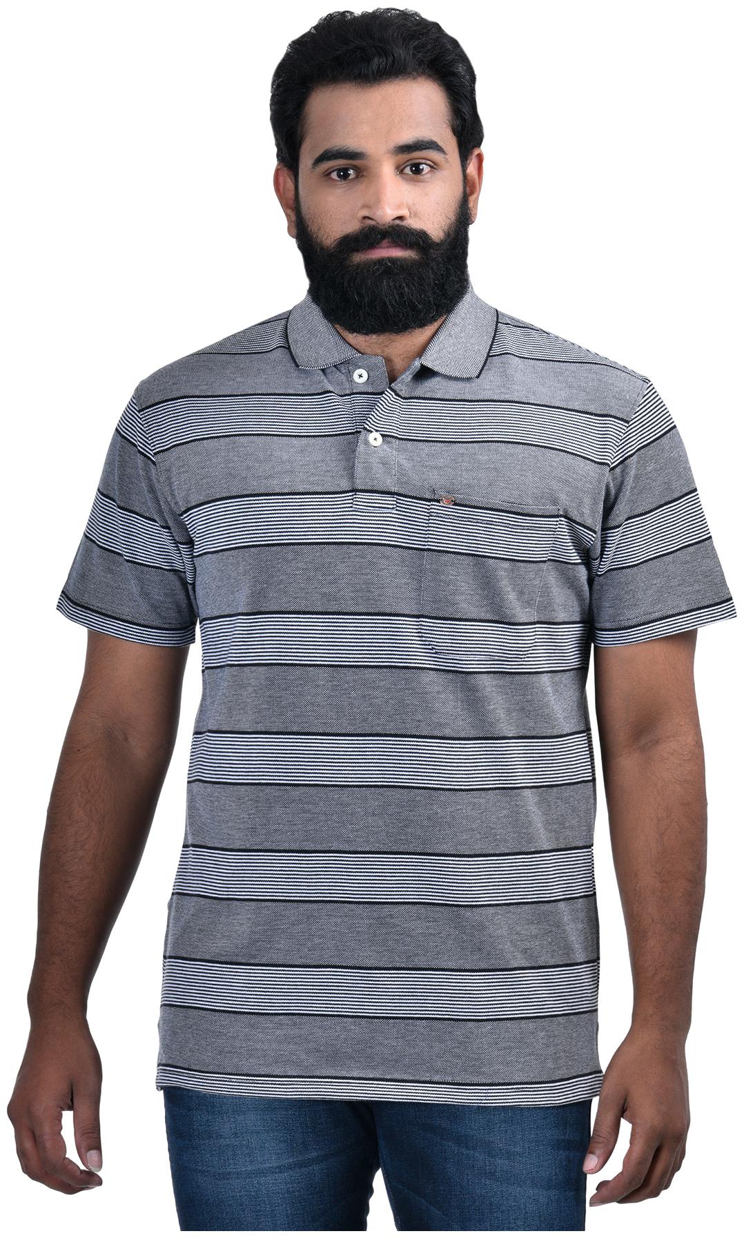 South India Shopping Mall Men Grey Regular fit Cotton Polo collar T-Shirt - Pack Of 1
South India Shopping Mall Men Grey Regular fit Cotton Polo collar T-Shirt - Pack Of 1