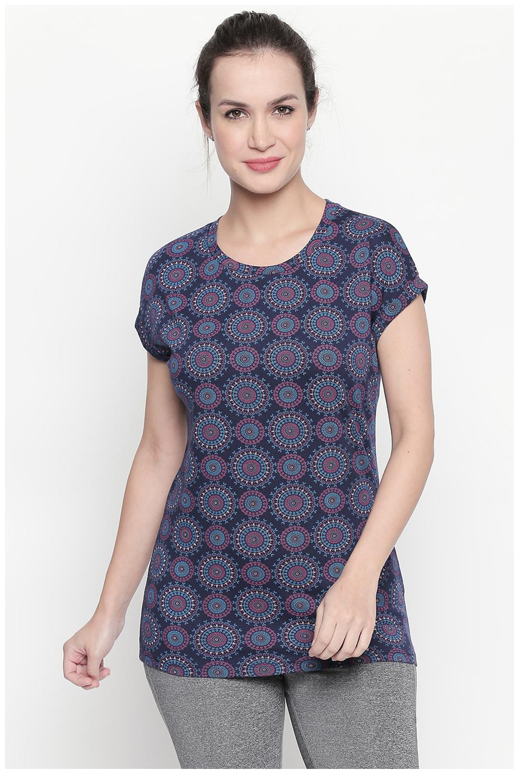 Ajile By Pantaloons Women Blue Regular fit Round neck Cotton T shirt
Ajile By Pantaloons Women Blue Regular fit Round neck Cotton T shirt