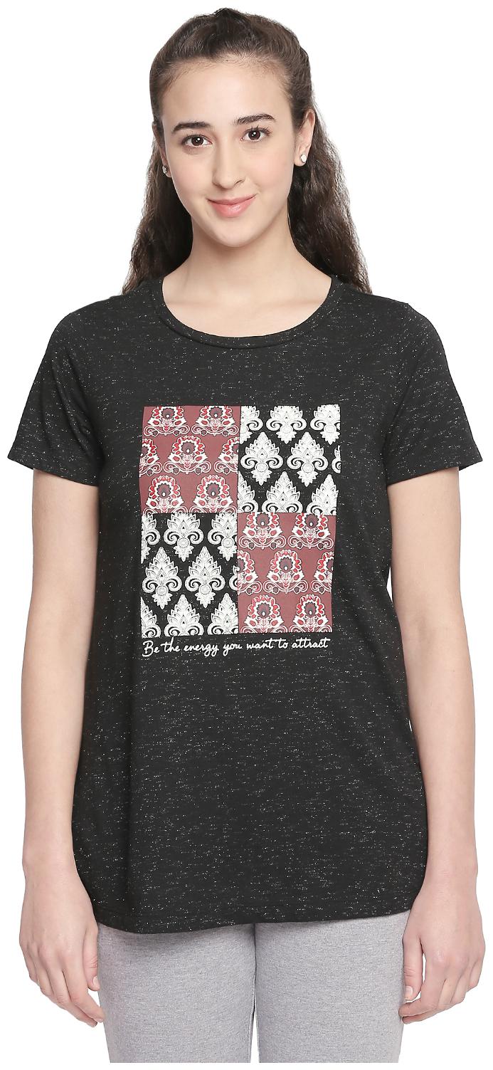 Ajile By Pantaloons Women Black Regular fit Round neck Cotton T shirt
Ajile By Pantaloons Women Black Regular fit Round neck Cotton T shirt