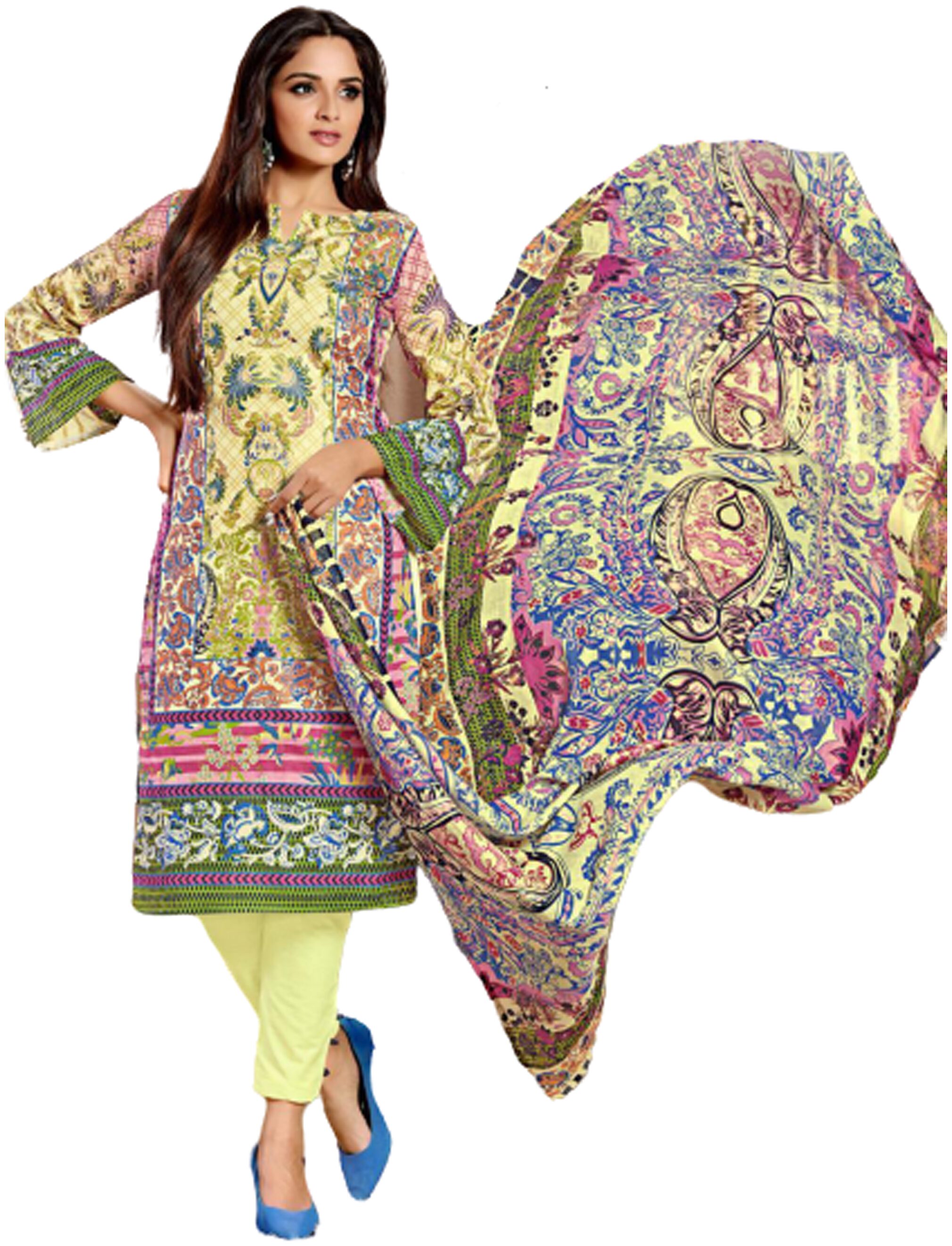 Aliya Fashion Mart Green Multi Unstitched Kurta with bottom dupatta With dupatta Dress Material
Aliya Fashion Mart Green Multi Unstitched Kurta with bottom dupatta With dupatta Dress Material