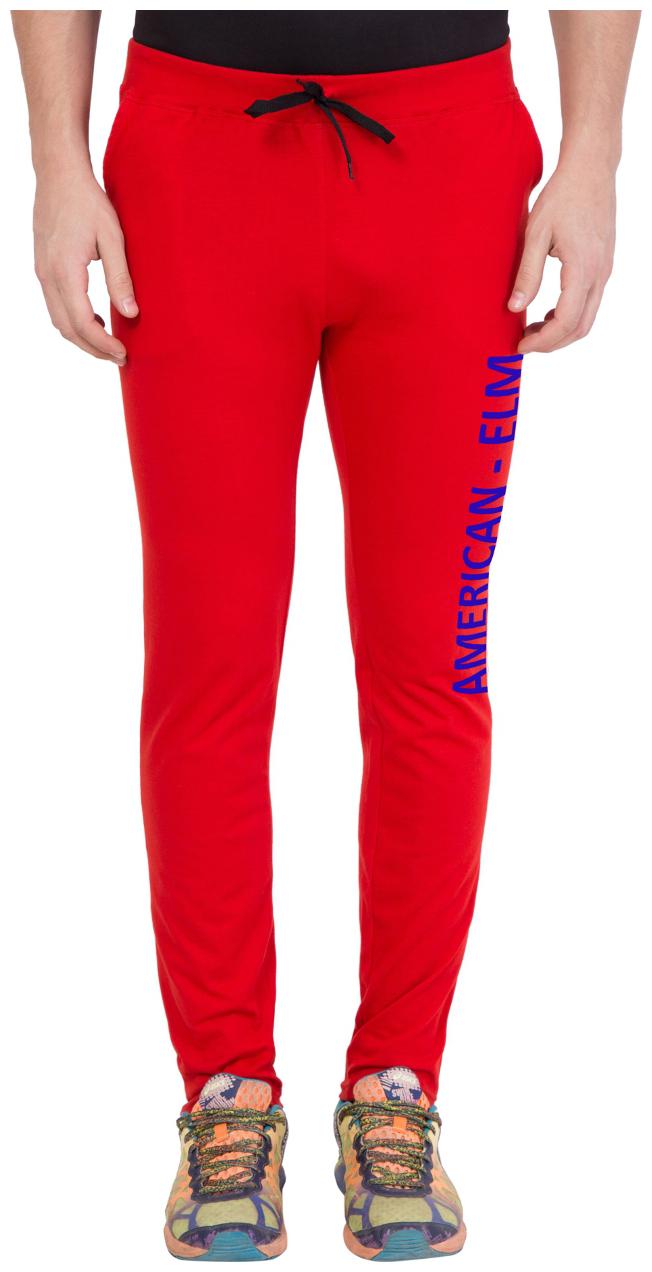 American-Elm Red Slim Fit Printed Lower for Men 
American-Elm Red Slim Fit Printed Lower for Men