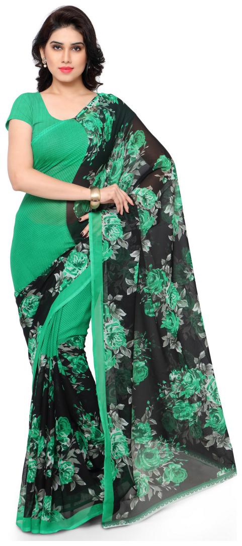 Anand Sarees Printed Designer Faux Georgette Multicolor Saree With Blouse Piece
Anand Sarees Printed Designer Faux Georgette Multicolor Saree With Blouse Piece