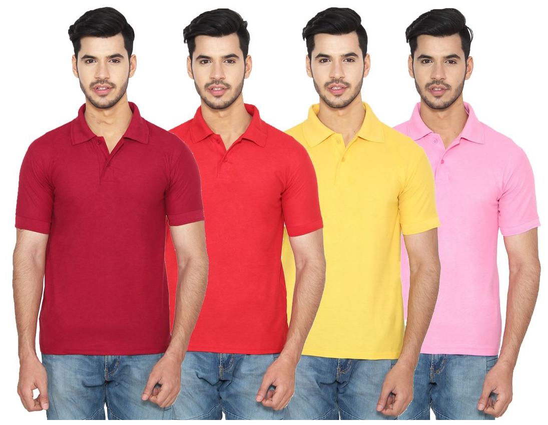 Ansh Fashion Wear Men Multi Regular fit Cotton Polo collar T-Shirt - Pack Of 4
Ansh Fashion Wear Men Multi Regular fit Cotton Polo collar T-Shirt - Pack Of 4