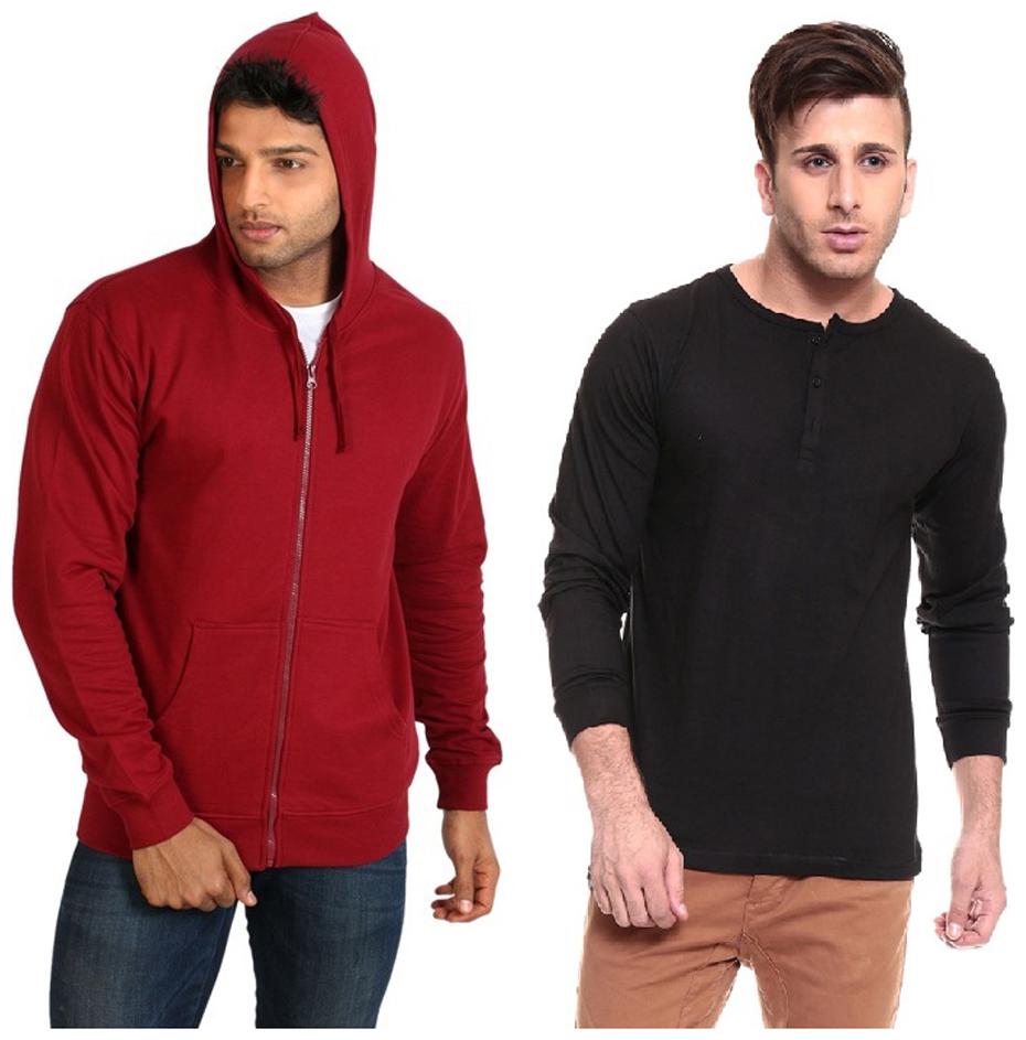 Ansh Fashion Wear Red And Black Cotton Blend Pack Of Hooded And Sweatshirt
Ansh Fashion Wear Red And Black Cotton Blend Pack Of Hooded And Sweatshirt