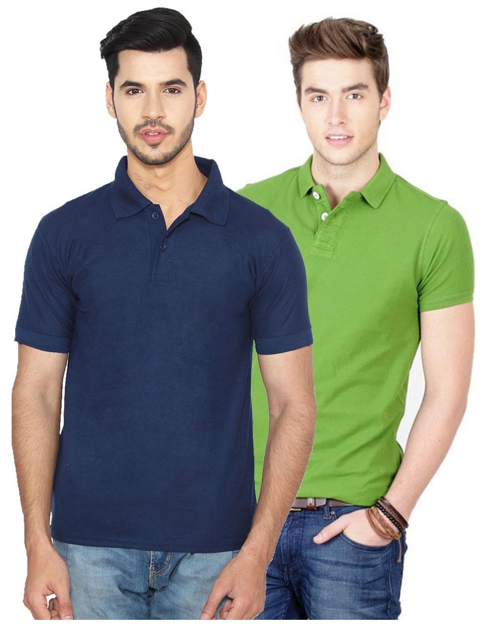 Ansh Fashion Wear Men Blue Regular fit Cotton Polo collar T-Shirt - Pack Of 2
Ansh Fashion Wear Men Blue Regular fit Cotton Polo collar T-Shirt - Pack Of 2