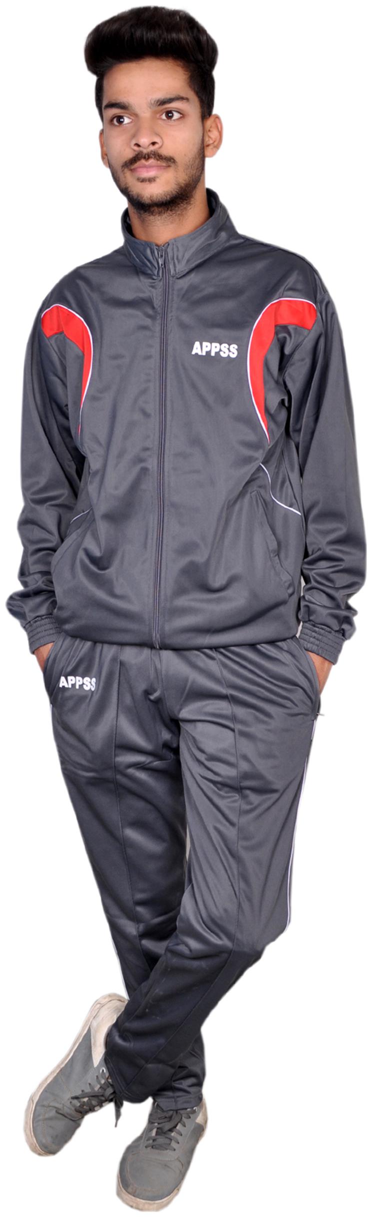 APPSS SPORTS Tracksuit for Men Regular Super Poly Tracksuit Regular fit Stylish Casual and Gym wear Specially Designed for Athletic Body (Grey Red)
APPSS SPORTS Tracksuit for Men Regular Super Poly Tracksuit Regular fit Stylish Casual and Gym wear Specially Designed for Athletic Body (Grey Red)
