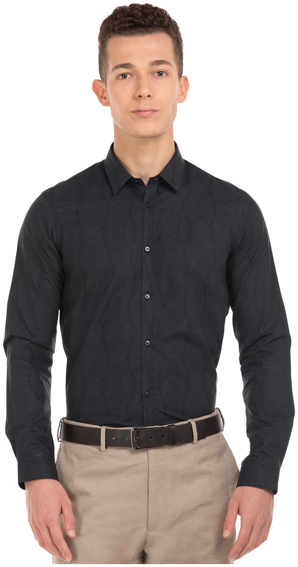Arrow Men Slim fit Formal Shirt - Black 
Arrow Men Slim fit Formal Shirt - Black