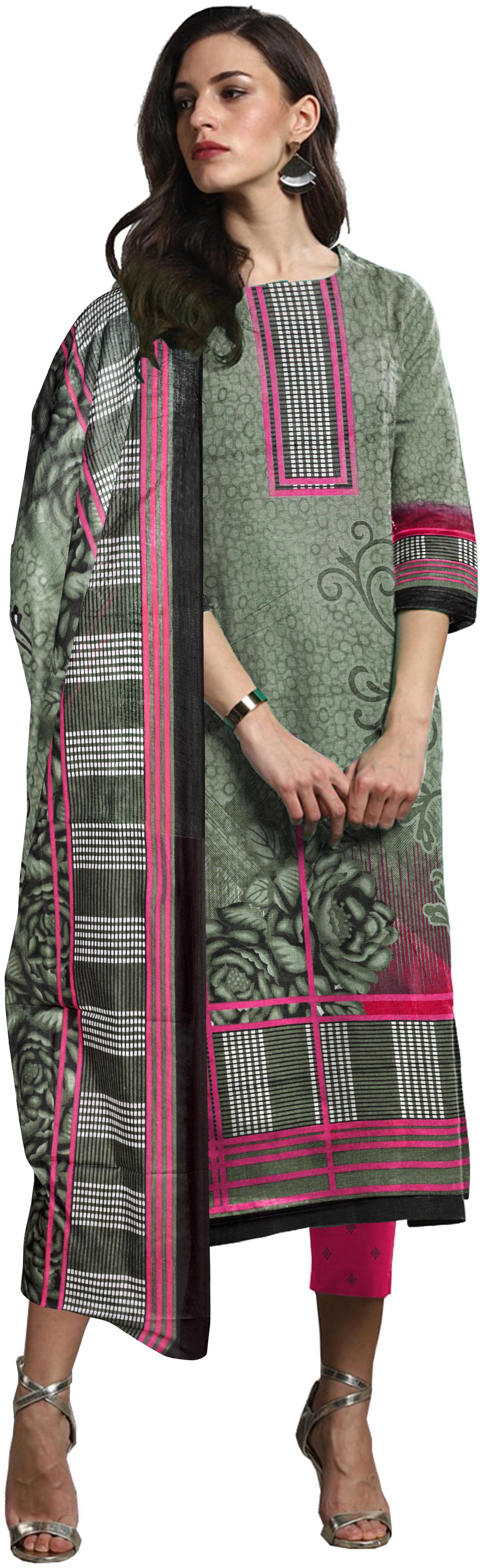Avyakta Fab Olive Unstitched Kurta with bottom dupatta With dupatta Dress Material
Avyakta Fab Olive Unstitched Kurta with bottom dupatta With dupatta Dress Material