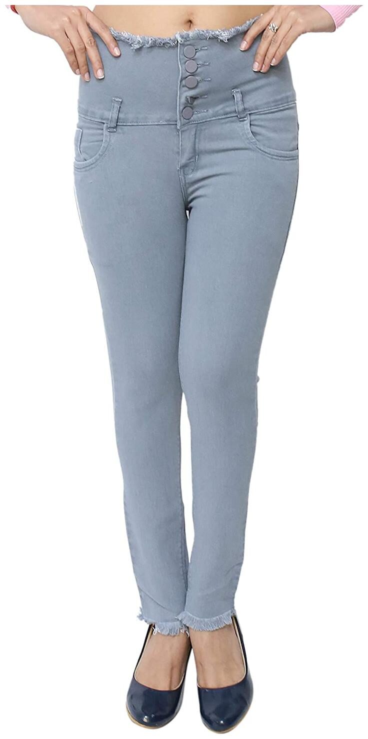 BRANDITUDE Women Grey Skinny fit Jeans
BRANDITUDE Women Grey Skinny fit Jeans