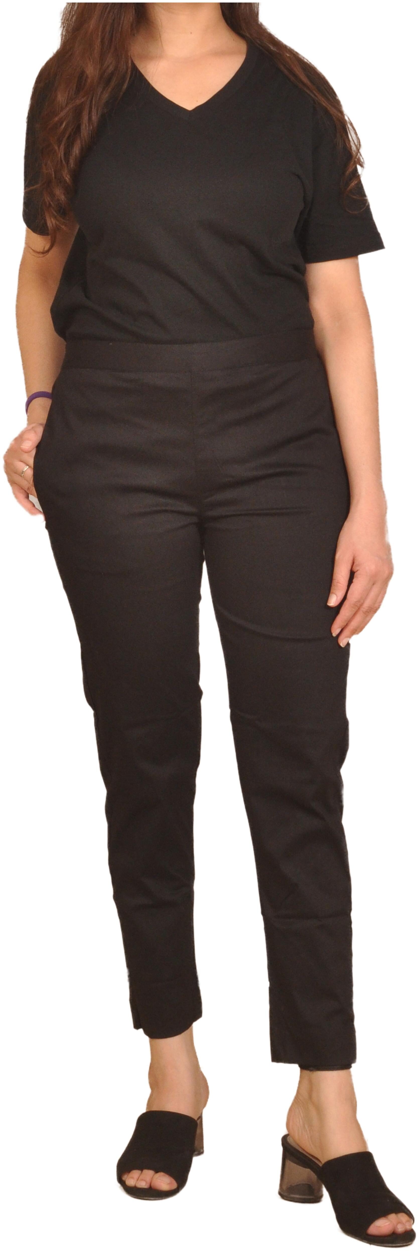 Chinmaya Womens Casual Solid Lycra Slim Fit Regular Trouser Pant With 2 Side Pocket (Black)
Chinmaya Womens Casual Solid Lycra Slim Fit Regular Trouser Pant With 2 Side Pocket (Black)