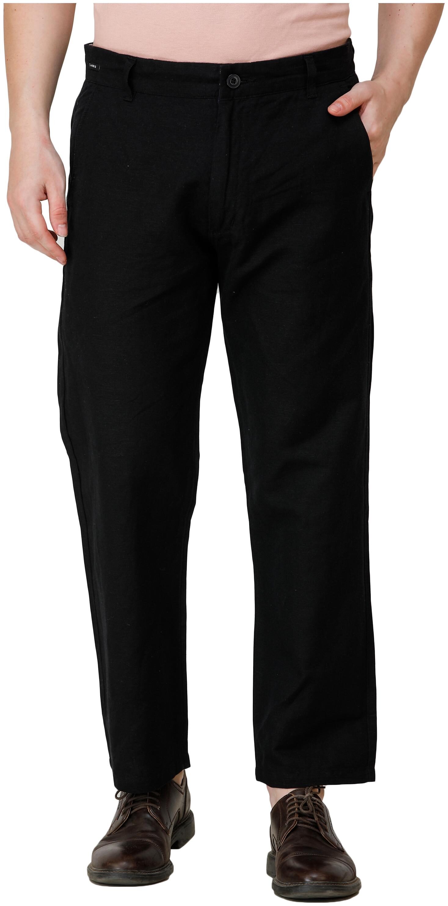 COLVYNHARRIS JEANS Men Black Solid Slim fit Regular trousers
COLVYNHARRIS JEANS Men Black Solid Slim fit Regular trousers