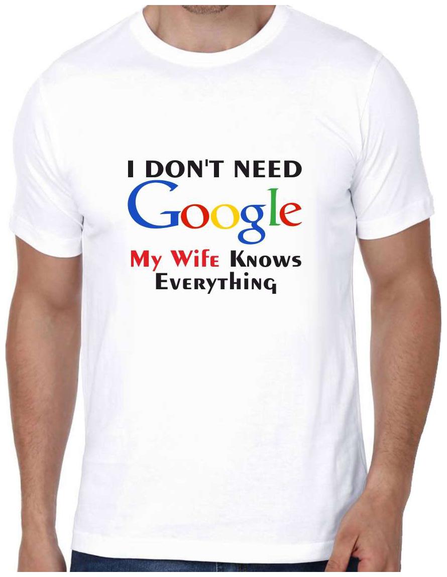 Crazy Sutra IDontNeedGoogle Printed Premium Dry-FIT Polyester Men Half Sleeve Casual Tshirt- White
Crazy Sutra IDontNeedGoogle Printed Premium Dry-FIT Polyester Men Half Sleeve Casual Tshirt- White