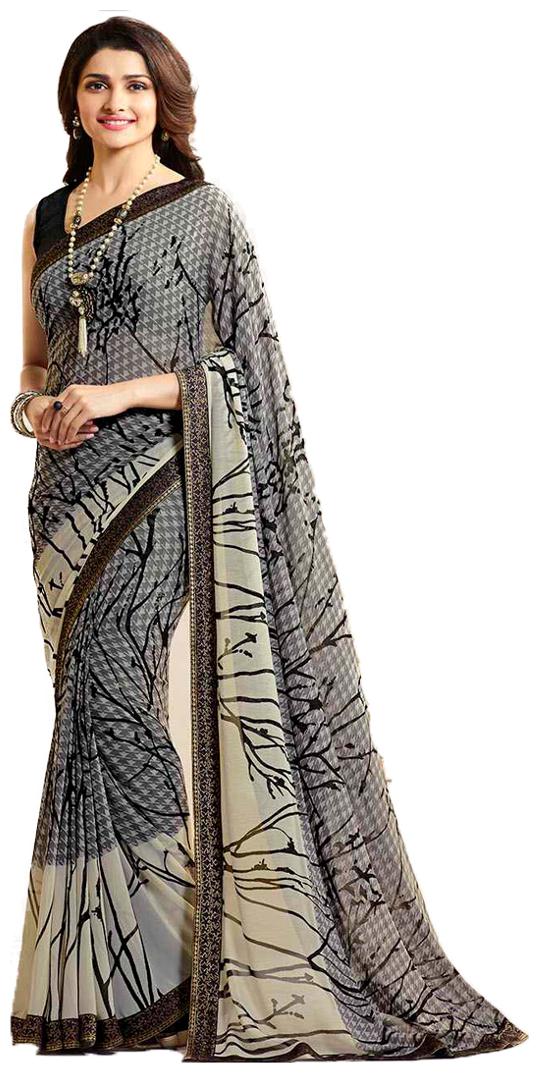 Dhandai Fashion Grey Color Bollywood Style Ethnic Wear Party Wear Casual Wear Wedding Mix Match Lace Work Contrast Bordered Georgette Printed Free Size Designer Saree With Blouse
Dhandai Fashion Grey Color Bollywood Style Ethnic Wear Party Wear Casual Wear Wedding Mix Match Lace Work Contrast Bordered Georgette Printed Free Size Designer Saree With Blouse