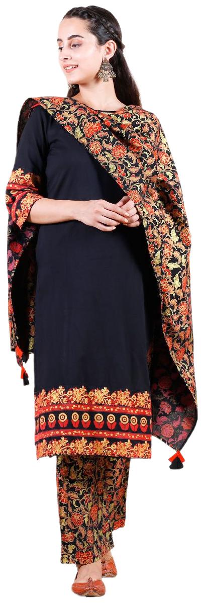 Divyanshi Fashions Women Viscose Rayon Floral Kurti Palazzo and Dupatta Set(Black)
Divyanshi Fashions Women Viscose Rayon Floral Kurti Palazzo and Dupatta Set(Black)