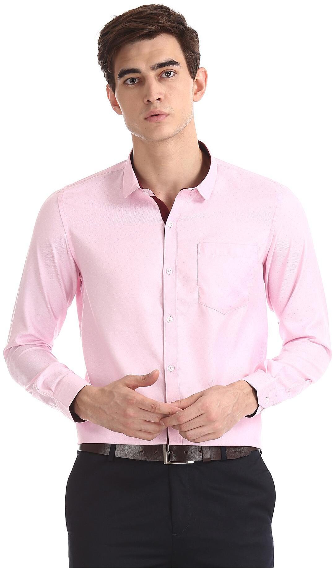Excalibur Men Regular fit Formal Shirt - Pink
Excalibur Men Regular fit Formal Shirt - Pink