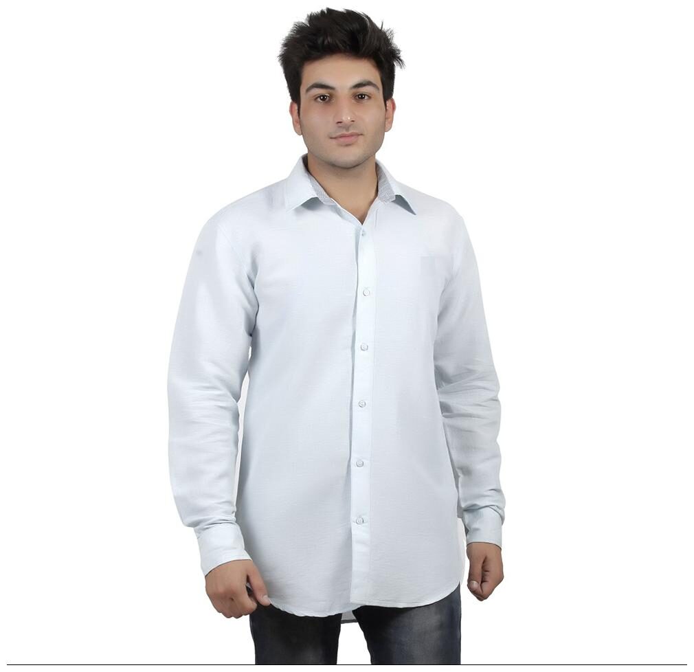 Gasser Lt Blue Solid Shirt