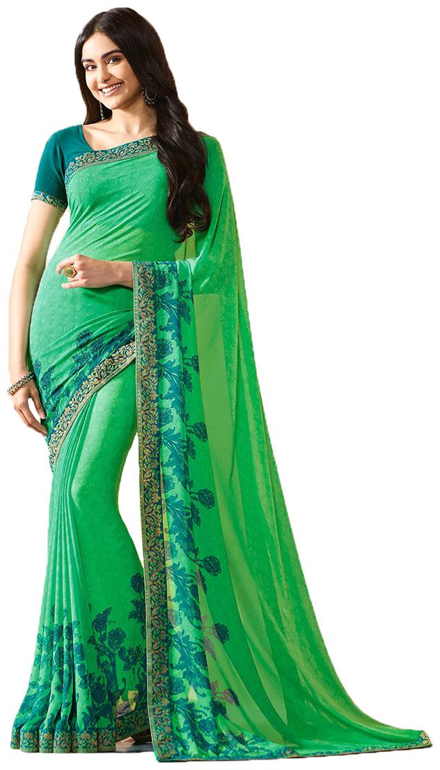 Genius Creation Latest Design Green Color Georgette Printed Saree With Blouse Piece
Genius Creation Latest Design Green Color Georgette Printed Saree With Blouse Piece