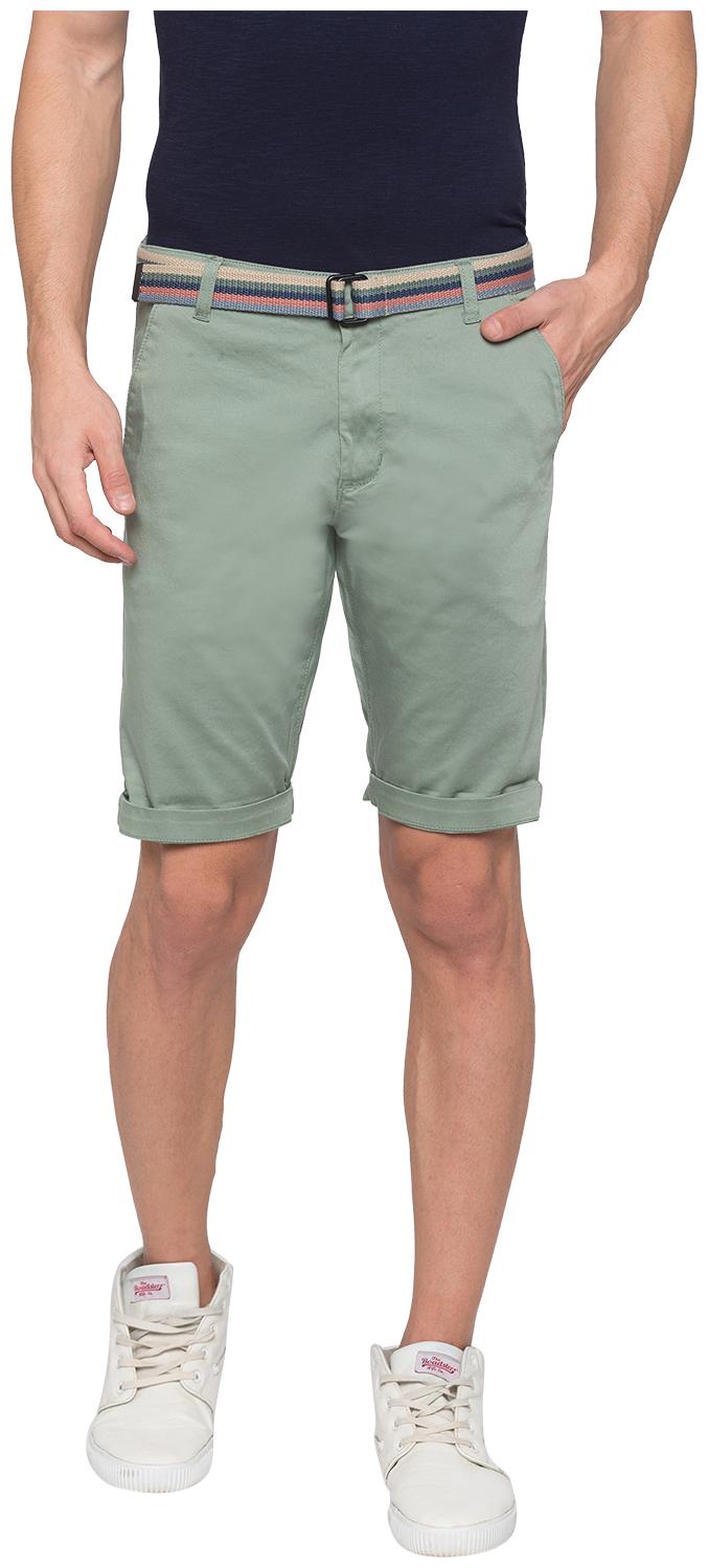 Globus Cotton Solid Olive Regular Shorts For Men
Globus Cotton Solid Olive Regular Shorts For Men