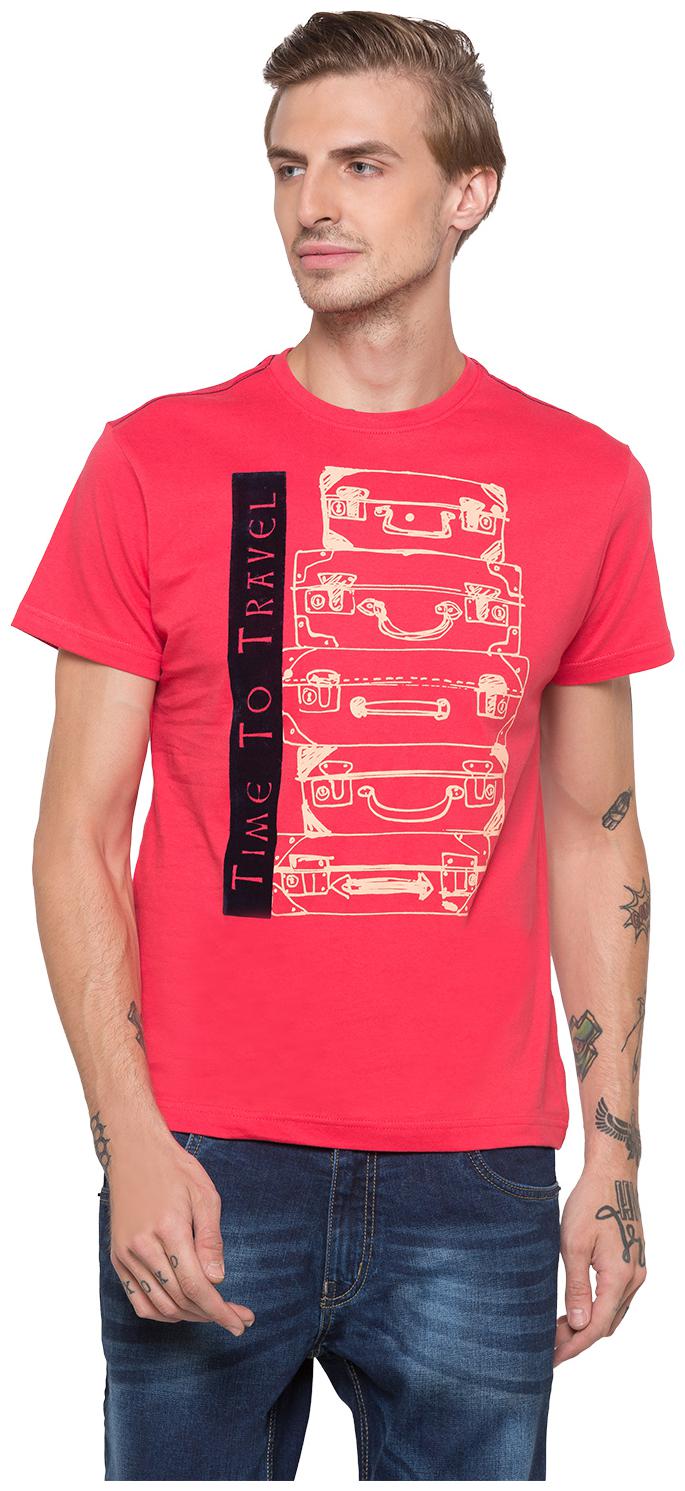 Globus Men Red Regular fit Cotton Round neck T-Shirt - Pack Of 1
Globus Men Red Regular fit Cotton Round neck T-Shirt - Pack Of 1