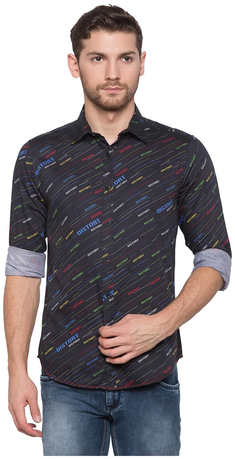 Globus Men Black Printed Regular Fit Casual Shirt
Globus Men Black Printed Regular Fit Casual Shirt