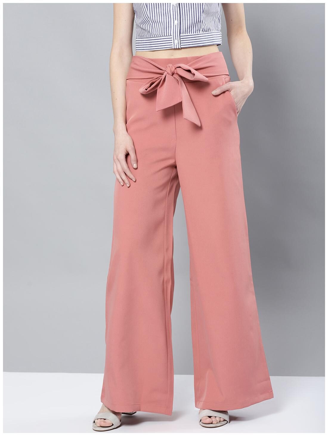 Harpa Women Pink Regular fit Regular trousers 
Harpa Women Pink Regular fit Regular trousers