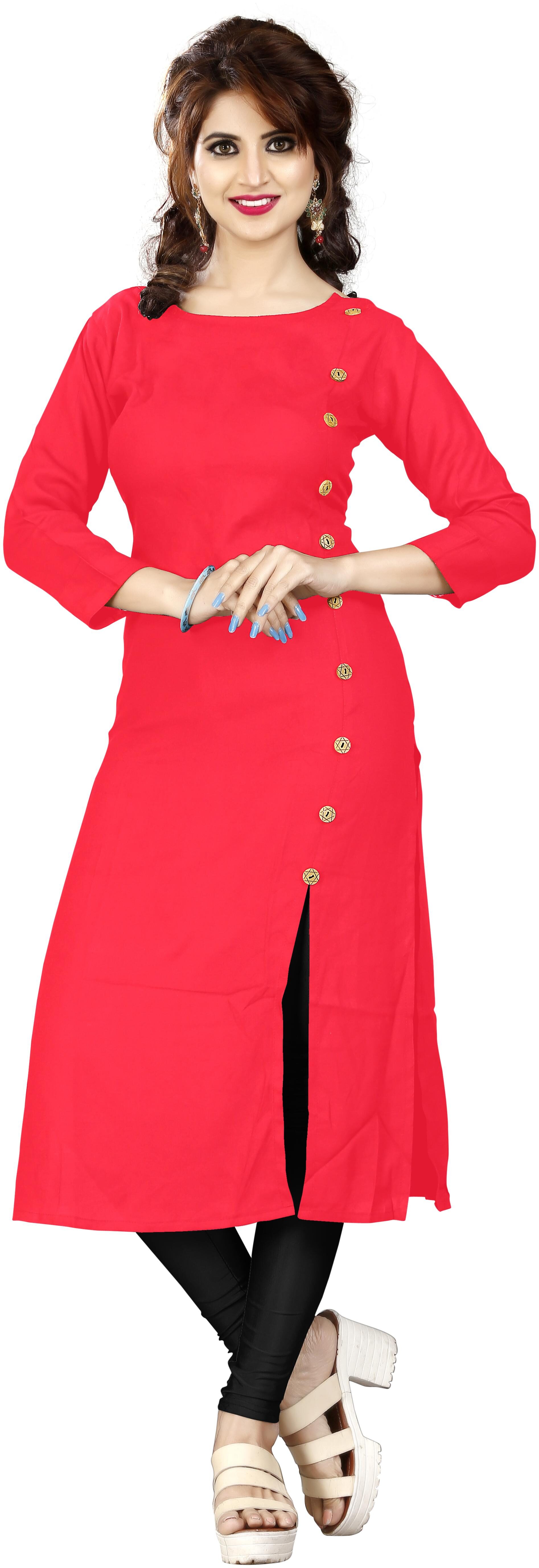 HF Holyday Fashion Regular Fit Casual Plain Solid Straight Readymade Rayon Kurtas Kurtis For Girls or Women
HF Holyday Fashion Regular Fit Casual Plain Solid Straight Readymade Rayon Kurtas Kurtis For Girls or Women