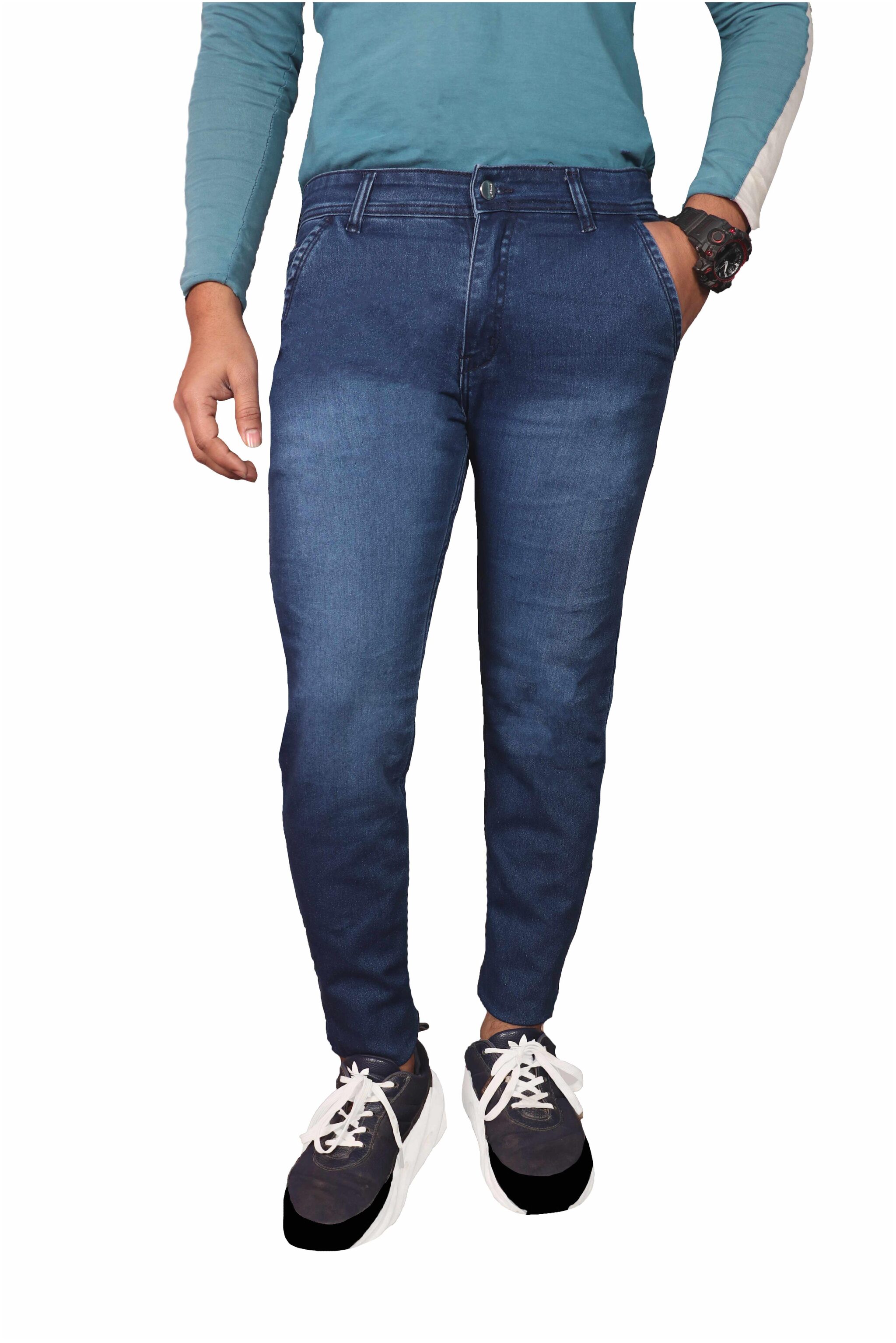 HMFURRYS FINEST Men Blue Slim Fit Jeans
