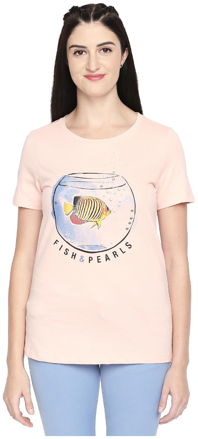 Honey By Pantaloons Women Printed Regular top - Pink 
Honey By Pantaloons Women Printed Regular top - Pink