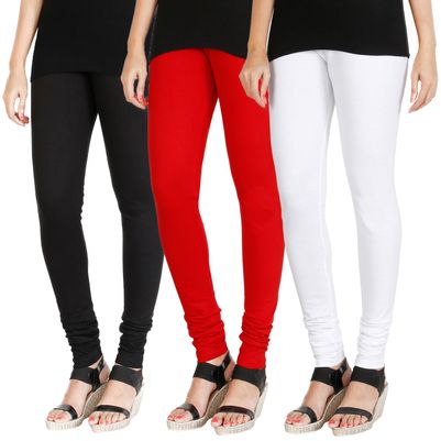 HRINKAR BLACK RED WHITE Soft Cotton Lycra Plain leggings for womens combo Pack of 3 Size - L XL XXL - HLGCMB0651-L
HRINKAR BLACK RED WHITE Soft Cotton Lycra Plain leggings for womens combo Pack of 3 Size - L XL XXL - HLGCMB0651-L