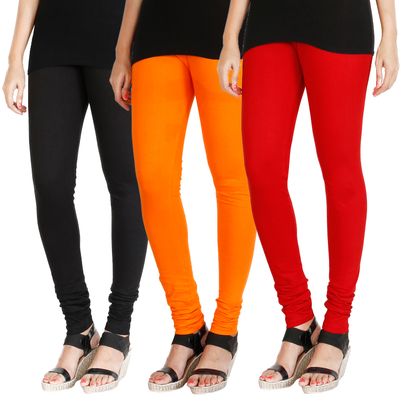 HRINKAR BLACK BRIGHT ORANGE RED Soft Cotton Lycra Plain Salwar leggings combo Pack of 3 Size - L XL XXL - HLGCMB0629-L
HRINKAR BLACK BRIGHT ORANGE RED Soft Cotton Lycra Plain Salwar leggings combo Pack of 3 Size - L XL XXL - HLGCMB0629-L