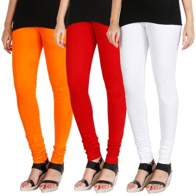 HRINKAR BRIGHT ORANGE RED WHITE Soft Cotton Lycra Plain Salwar leggings combo Pack of 3 Size - L XL XXL - HLGCMB0781-L
HRINKAR BRIGHT ORANGE RED WHITE Soft Cotton Lycra Plain Salwar leggings combo Pack of 3 Size - L XL XXL - HLGCMB0781-L