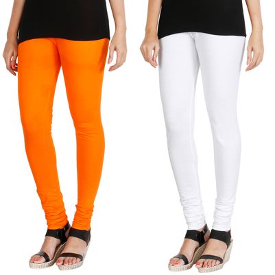 HRINKAR BRIGHT ORANGE WHITE Soft Cotton Lycra Plain leggings for girls combo Pack of 2 Size - L XL XXL - HLGCMB0115-XL
HRINKAR BRIGHT ORANGE WHITE Soft Cotton Lycra Plain leggings for girls combo Pack of 2 Size - L XL XXL - HLGCMB0115-XL