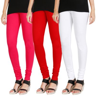 HRINKAR DARK PINK RED WHITE Soft Cotton Lycra Plain womens leggings combo Pack of 3 Size - L XL XXL - HLGCMB0815-L
HRINKAR DARK PINK RED WHITE Soft Cotton Lycra Plain womens leggings combo Pack of 3 Size - L XL XXL - HLGCMB0815-L