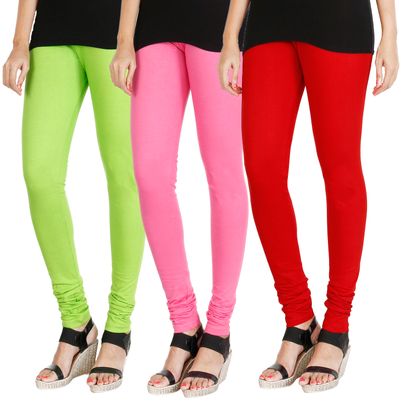 HRINKAR FLUROSCENT GREEN LIGHT PINK RED Soft Cotton Lycra Plain womens leggings combo Pack of 3 Size - L XL XXL - HLGCMB0799-L
HRINKAR FLUROSCENT GREEN LIGHT PINK RED Soft Cotton Lycra Plain womens leggings combo Pack of 3 Size - L XL XXL - HLGCMB0799-L